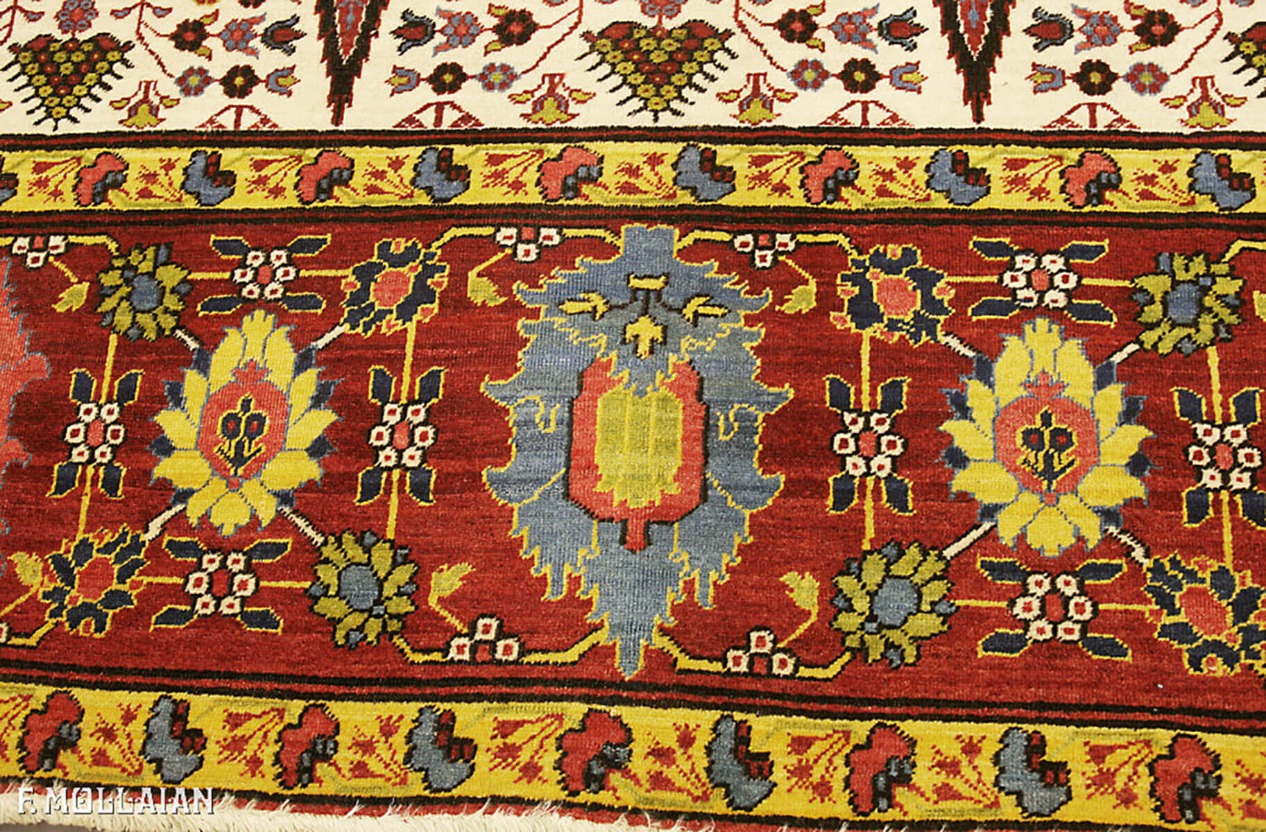 Tapis Caucasien Antique Karabakh (Qarabağ) n°:75825658